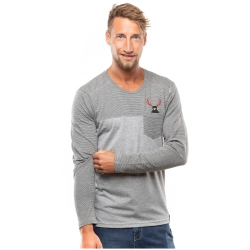 Bluza męska Chillaz STREET HIRSCHKRAH GREY BLACK MELANGE